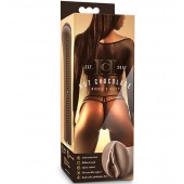 Коричневый мастубратор-вагина Nicole s Kitty - Blush Novelties - в Серпухове купить с доставкой