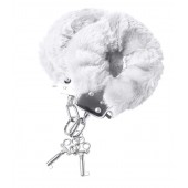 Наручники с белой меховой опушкой - ToyFa - купить с доставкой в Серпухове