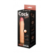 Телесная насадка-удлинитель из неоскин - 19,5 см. - LOVETOY (А-Полимер) - в Серпухове купить с доставкой