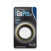 Черно-желтое силиконовое эрекционное кольцо Silicone Go Pro Cock Ring - Blush Novelties - в Серпухове купить с доставкой