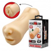 Двусторонний мастурбатор Gemini - ротик и вагина - Baile - в Серпухове купить с доставкой