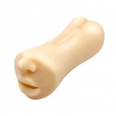 Двусторонний мастурбатор Gemini - ротик и вагина - Baile - в Серпухове купить с доставкой