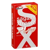 Утолщенные презервативы Sagami Xtreme Feel Long с точками - 10 шт. - Sagami - купить с доставкой в Серпухове