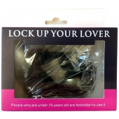 Черные меховые наручники Love с ключиками - Baile - купить с доставкой в Серпухове