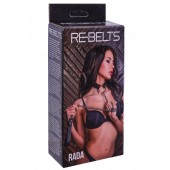 Черный поводок и чокер с кольцом Rada - Rebelts - купить с доставкой в Серпухове