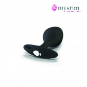Черная пробка Mystim Rocking Vibe S с возможностью подключения к электростимулятору - 9,7 см. - MyStim - купить с доставкой в Серпухове