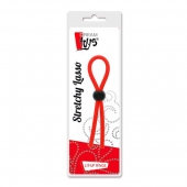 Красное эрекционное лассо с одной бусинкой-утяжкой STRETCHY THICK LASSO - Dream Toys - в Серпухове купить с доставкой