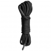 Черная веревка для бондажа Easytoys Bondage Rope - 5 м. - Easy toys - купить с доставкой в Серпухове