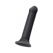 Черный фаллос на присоске Silicone Bendable Dildo XL - 20 см. - Strap-on-me - купить с доставкой в Серпухове