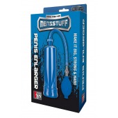 Синяя вакуумная помпа MENZSTUFF PENIS ENLARGER - Dream Toys - в Серпухове купить с доставкой