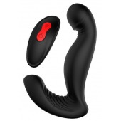 Черный вибромассажер простаты SWIRLING P-PLEASER - Dream Toys - в Серпухове купить с доставкой