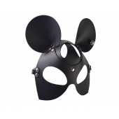 Черная кожаная маска  Мышка - Sitabella - купить с доставкой в Серпухове