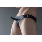 Черные трусики Better с анальной насадкой - 8 см. - Lola Games - купить с доставкой в Серпухове