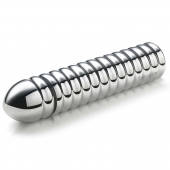 Рельефный фаллос для интенсивного электросекса Groovey George - 20 см. - MyStim - купить с доставкой в Серпухове