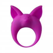 Фиолетовое эрекционное кольцо Kitten Kyle - Lola Games - в Серпухове купить с доставкой