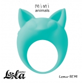 Зеленое эрекционное кольцо Lemur Remi - Lola Games - в Серпухове купить с доставкой
