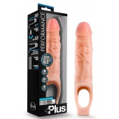 Телесный реалистичный фаллоудлинитель 9 Inch Silicone Cock Sheath Penis Extender - 22,86 см. - Blush Novelties - в Серпухове купить с доставкой