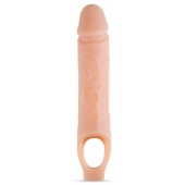 Телесный реалистичный фаллоудлинитель 10 Inch Silicone Cock Sheath Penis Extender - 25,4 см. - Blush Novelties - в Серпухове купить с доставкой