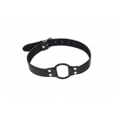 Черный кляп-кольцо Modesty - Lola Games - купить с доставкой в Серпухове