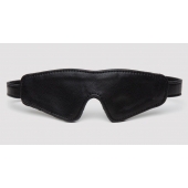 Черная плотная маска на глаза Bound to You Faux Leather Blindfold - Fifty Shades of Grey - купить с доставкой в Серпухове