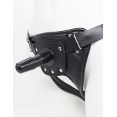 Черный пояс для насадок CLASS STRAP Restyling - LOVETOY (А-Полимер) - купить с доставкой в Серпухове