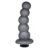 Черная насадка-елочка PLATINUM 6  - 17 см. - LOVETOY (А-Полимер) - купить с доставкой в Серпухове