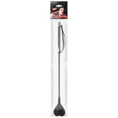 Черный стек с наконечником-сердечком - 54 см. - Notabu - купить с доставкой в Серпухове