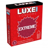 Текстурированные презервативы LUXE Royal Extreme - 3 шт. - Luxe - купить с доставкой в Серпухове