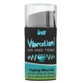 Жидкий интимный гель с эффектом вибрации Vibration! Gin   Tonic - 15 мл. - INTT - купить с доставкой в Серпухове