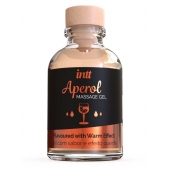 Массажный гель с согревающим эффектом Aperol - 30 мл. - INTT - купить с доставкой в Серпухове
