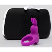 Фиолетовое эрекционное виброкольцо Happy Rabbit Cock Ring Kit - Happy Rabbit - в Серпухове купить с доставкой