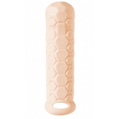 Телесный фаллоудлинитель Homme Long - 15,5 см. - Lola Games - в Серпухове купить с доставкой