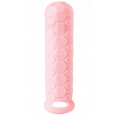 Розовый фаллоудлинитель Homme Long - 15,5 см. - Lola Games - в Серпухове купить с доставкой