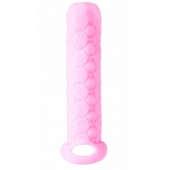 Розовый фаллоудлинитель Homme Long - 13,5 см. - Lola Games - в Серпухове купить с доставкой