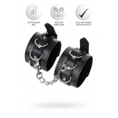 Черные оковы Anonymo из искусственной кожи - ToyFa - купить с доставкой в Серпухове