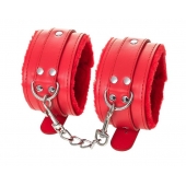 Красные оковы Anonymo из искусственной кожи - ToyFa - купить с доставкой в Серпухове