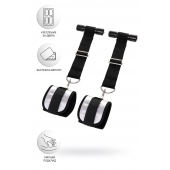 Черно-серебристые фиксаторы для рук на дверь Anonymo - ToyFa - купить с доставкой в Серпухове