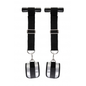 Черно-серебристые фиксаторы для рук на дверь Anonymo - ToyFa - купить с доставкой в Серпухове