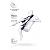 Черные кожаные стропы для фиксации Anonymo - ToyFa - купить с доставкой в Серпухове