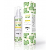 Разогревающее массажное масло Gourmet Spearmint Organic с органическими ингредиентами - 50 мл. - Exsens - купить с доставкой в Серпухове