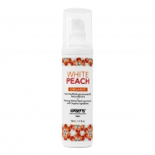 Разогревающее массажное масло Gourmet White Peach Organic с органическими ингредиентами - 50 мл. - Exsens - купить с доставкой в Серпухове