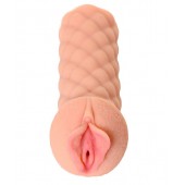 Телесный мастурбатор-вагина Elegance.002 с вибрацией - KOKOS - в Серпухове купить с доставкой