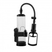 Прозрачная вакуумная помпа с вибрацией Vibrating Penis Pump - Dream Toys - в Серпухове купить с доставкой