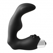 Черный вибромассажер простаты FantASStic Vibrating Prostate Massager - 11,3 см. - Dream Toys - в Серпухове купить с доставкой