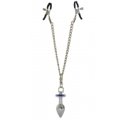 Зажимы для сосков с анальной пробкой - Sitabella - купить с доставкой в Серпухове