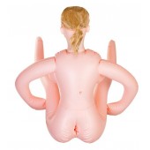 Надувная секс-кукла с реалистичной головой и поднятыми ножками - ToyFa - в Серпухове купить с доставкой