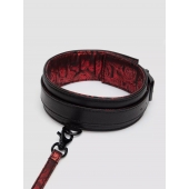 Стильный ошейник с поводком Reversible Faux Leather Collar and Lead - Fifty Shades of Grey - купить с доставкой в Серпухове