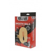 Мастурбатор-вагина с вибрацией и выносным пультом управления REALSTUFF SMOOTH   BALD - Dream Toys - в Серпухове купить с доставкой