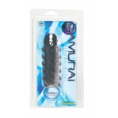 Дымчатая стимулирующая насадка с закрытой головкой SAMURAI PENIS SLEEVE BLACK - 14,5 см. - NMC - в Серпухове купить с доставкой