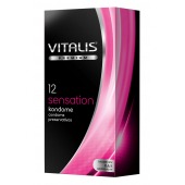 Презервативы VITALIS PREMIUM sensation с пупырышками и кольцами - 12 шт. - Vitalis - купить с доставкой в Серпухове
